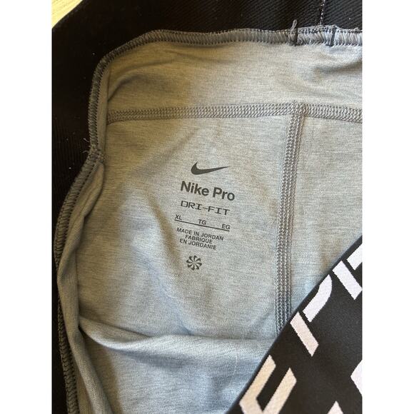 NIKE Women's Dri-FIT Pro Grx Training Leggings Heather Gray Running Sporty XL - Picture 4 of 8